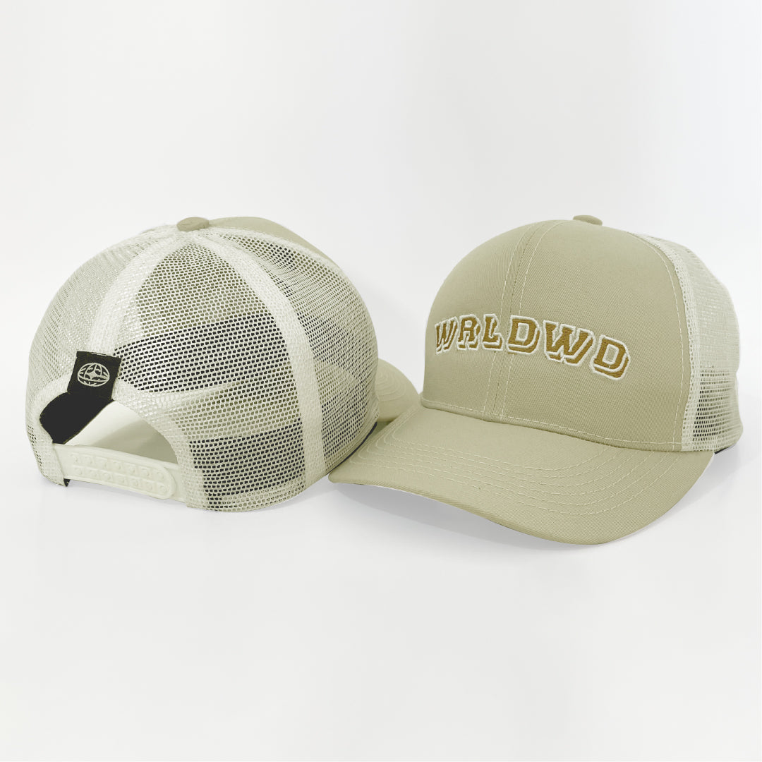 Gorra Trucker WRLWD - Marfil