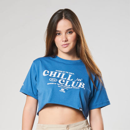 Croptop Chill in the Club - Azul